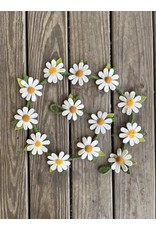 Felt Daisy Garland White - 54 in long