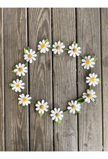 Felt Daisy Garland White - 54 in long