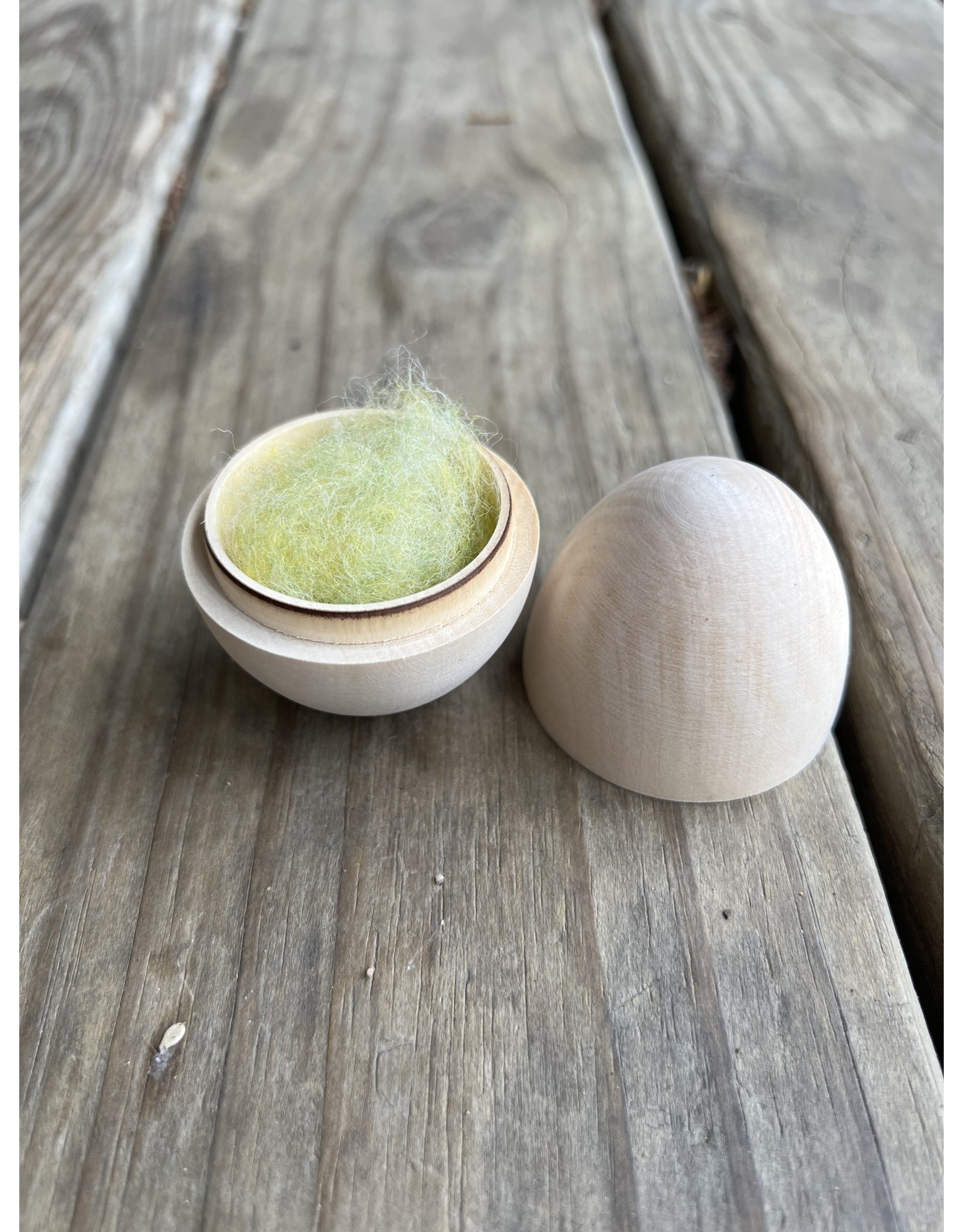 Blank Hollow Wooden Egg 2.75 in