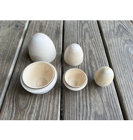 Blank Nesting Egg 3 Pieces 4in