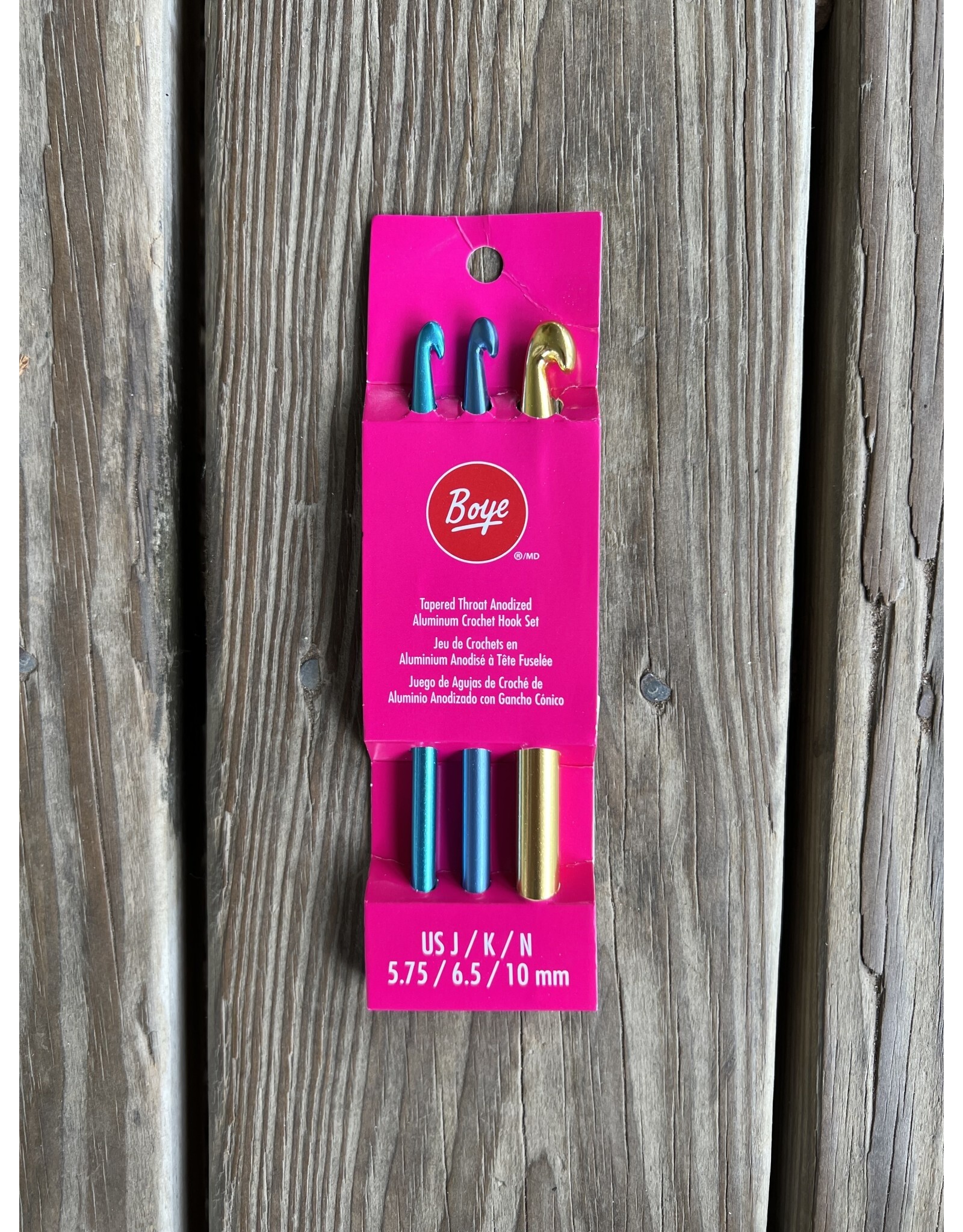 Boye Crochet Hooks Set of 3 - J K N