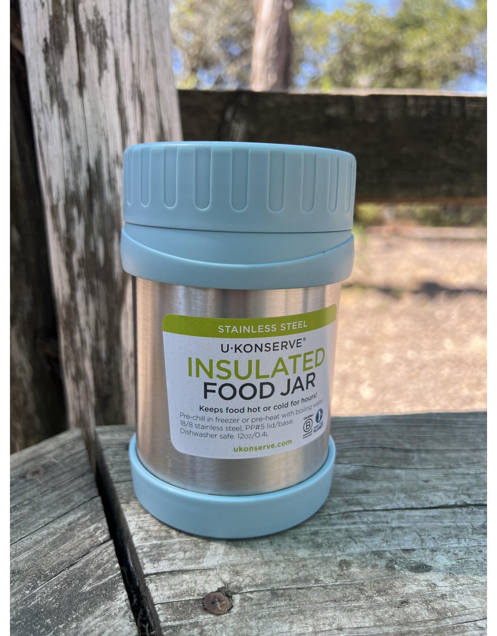 Insulated Food Jar 12 oz - Seafoam