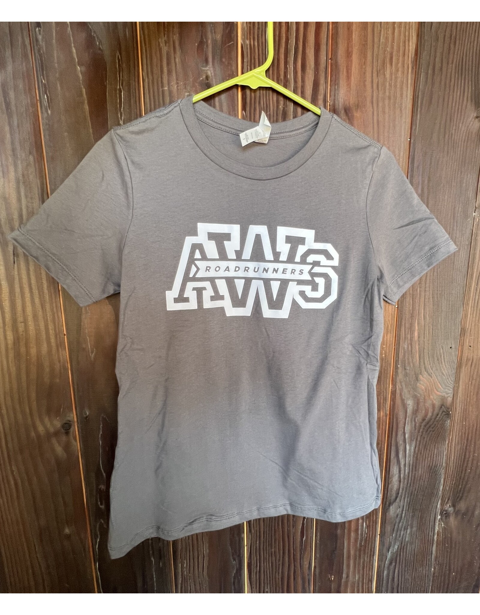 AWS Adult Women’s Gray Relaxed Cotton Short Sleeve T-Shirt