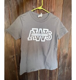 AWS Adult Women’s Gray Relaxed Cotton Short Sleeve T-Shirt