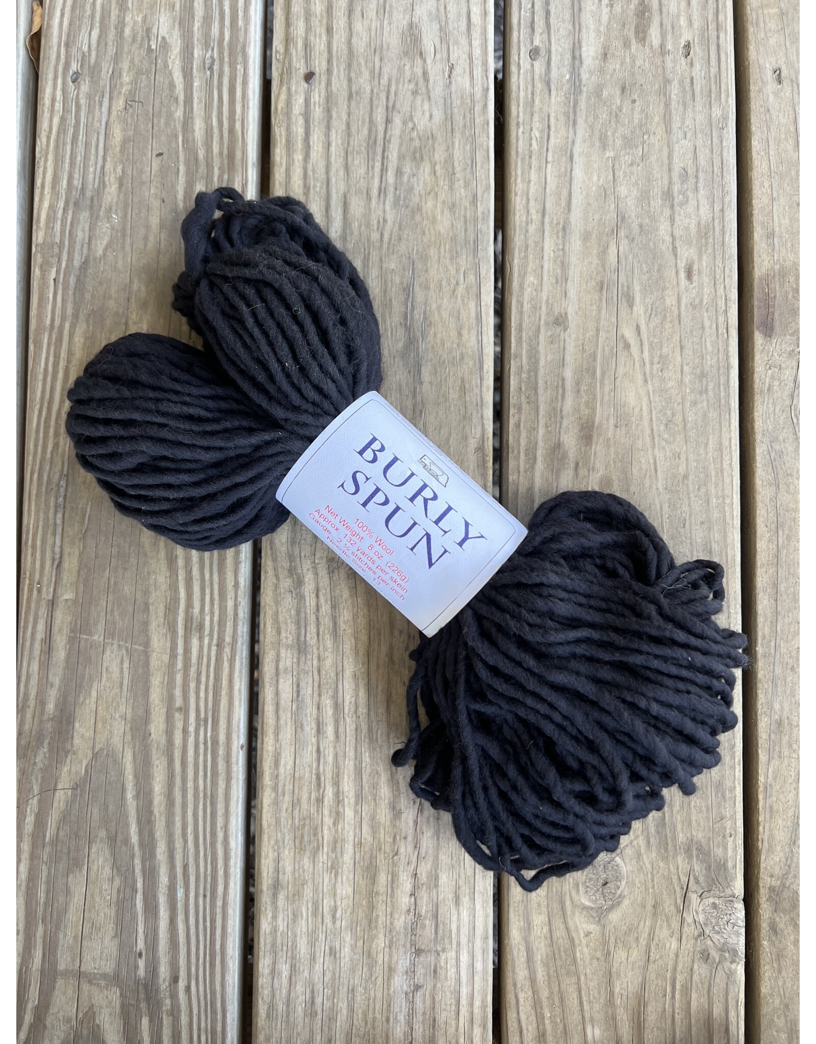 BURLY SPUN 100% WOOL Black BS05