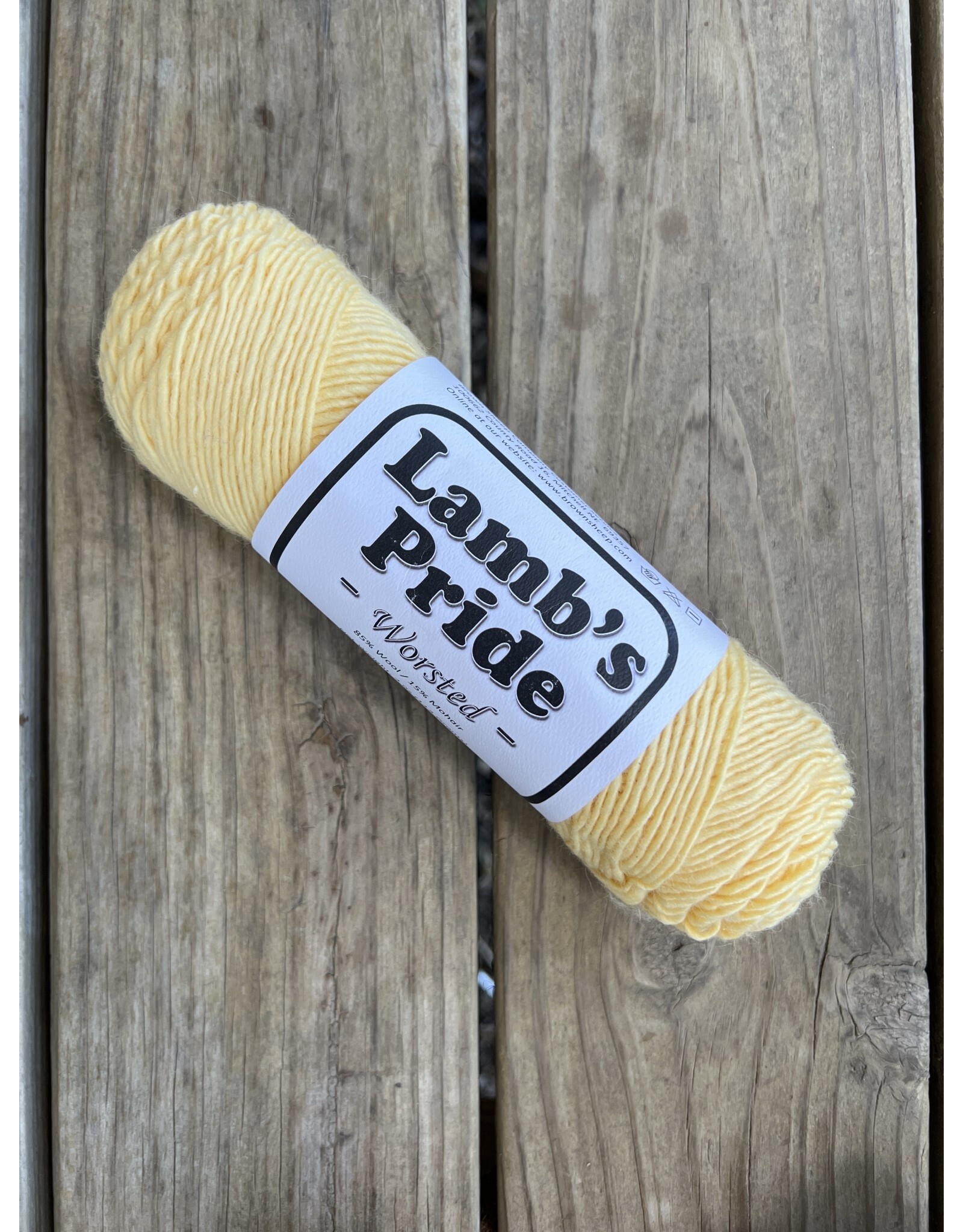 LAMBS PRIDE Worsted Sun Yellow M13