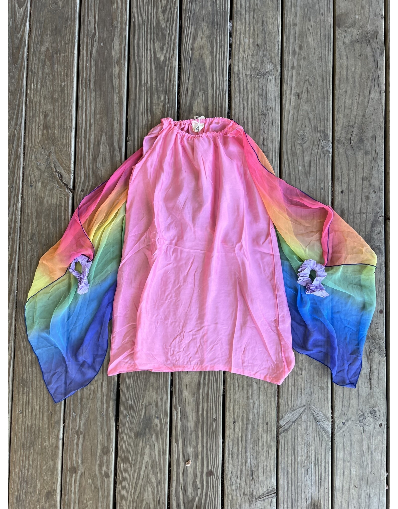 Silk Fairy Dress - Pink/Rainbow