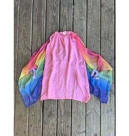 Silk Fairy Dress - Pink/Rainbow
