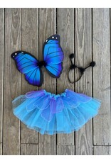 Midnight Butterfly Set, Blue, Size 4-6