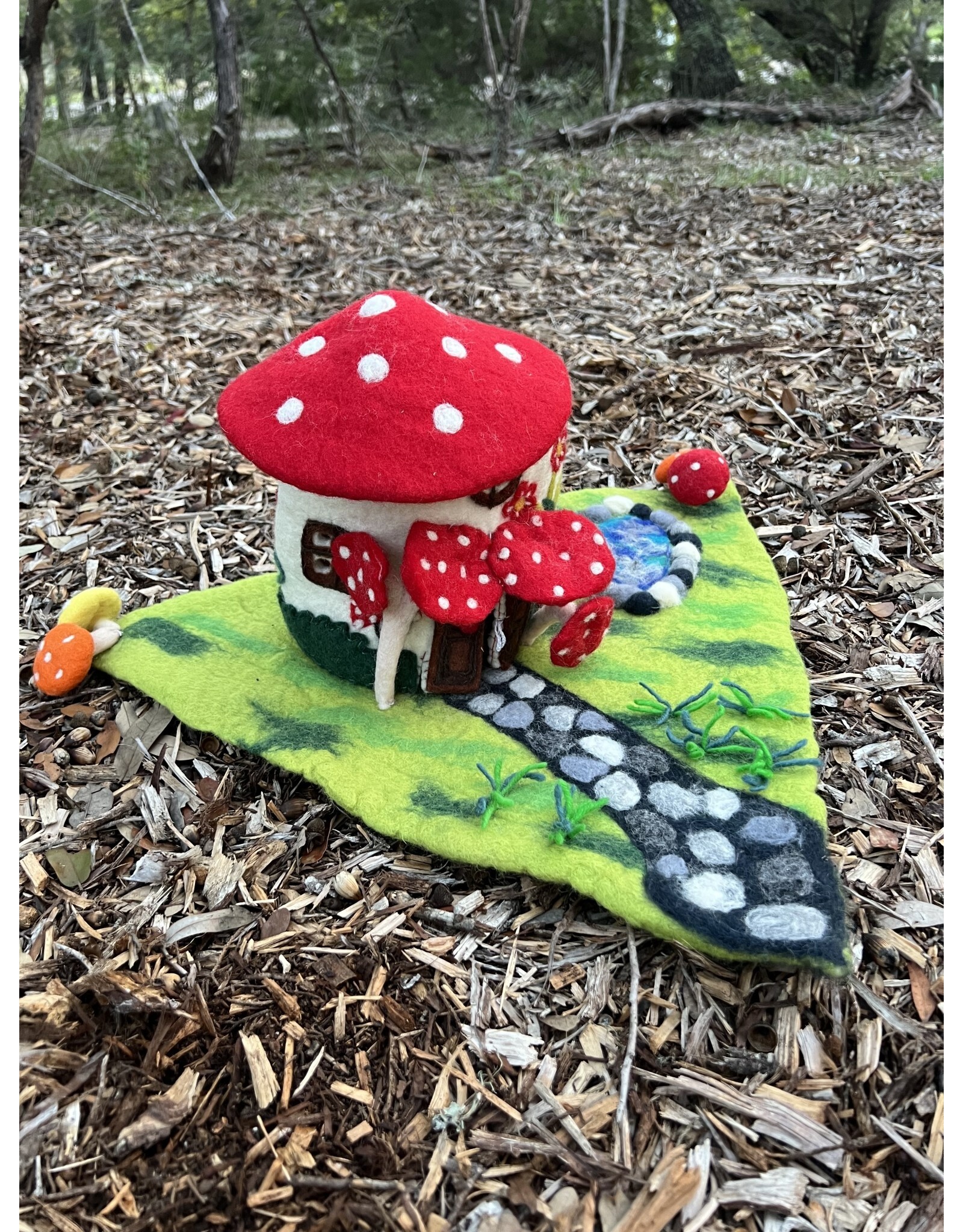 Magic Mushroom Felt Playhouse