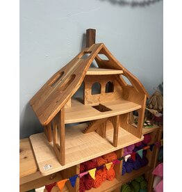 Cherry Wood Dollhouse - Three Stories. Local Pick Up Only. US made