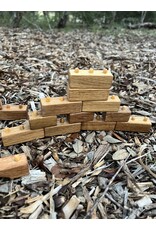 Handmade Interlocking Wooden Blocks 46 pieces. Camphill Village