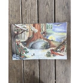 Advent Calendar Medium -  Tree in the Wood 8.5x6in. local pick up only