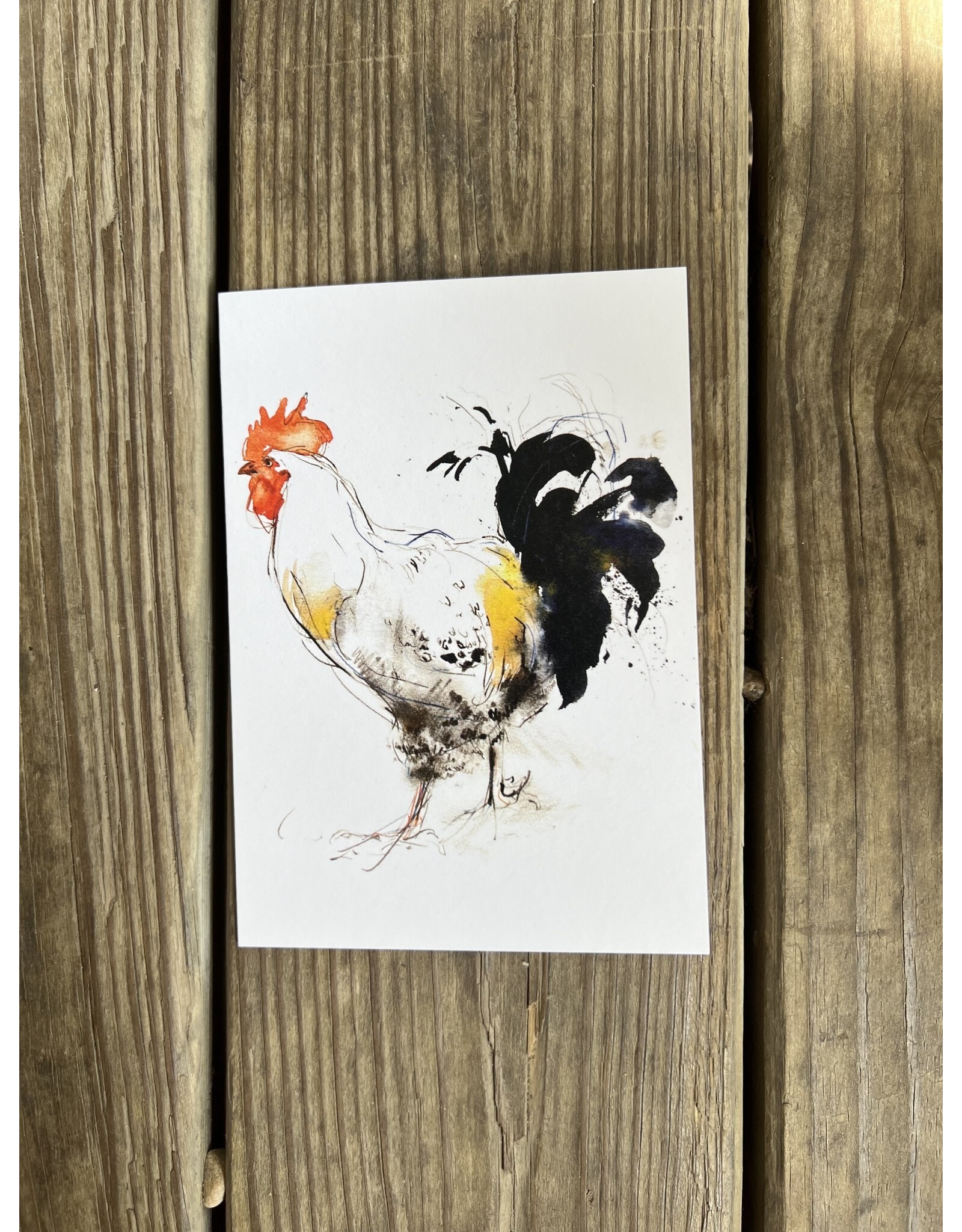 Cockerels Folded Card 5x7