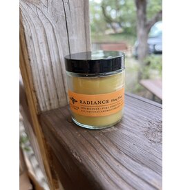 Apothecary Glass beeswax candle - Radiance - Tangerine and Ylang Ylang
