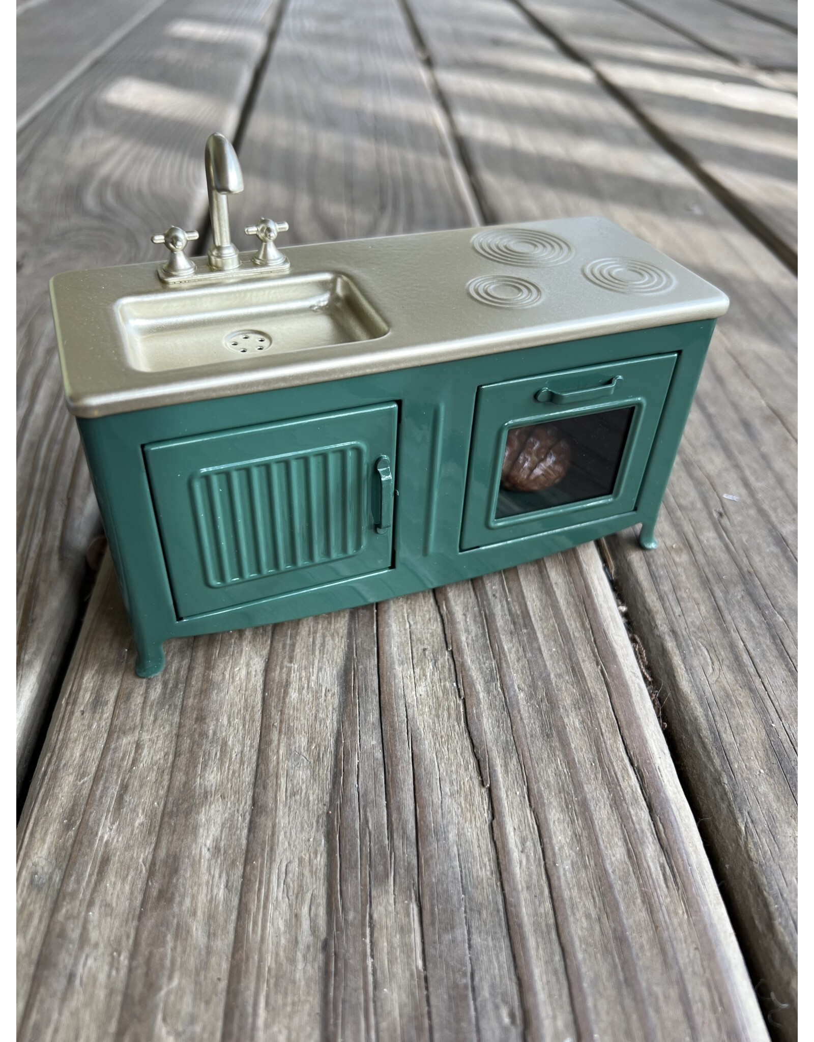 Mouse Kitchen - Dark Green. Maileg