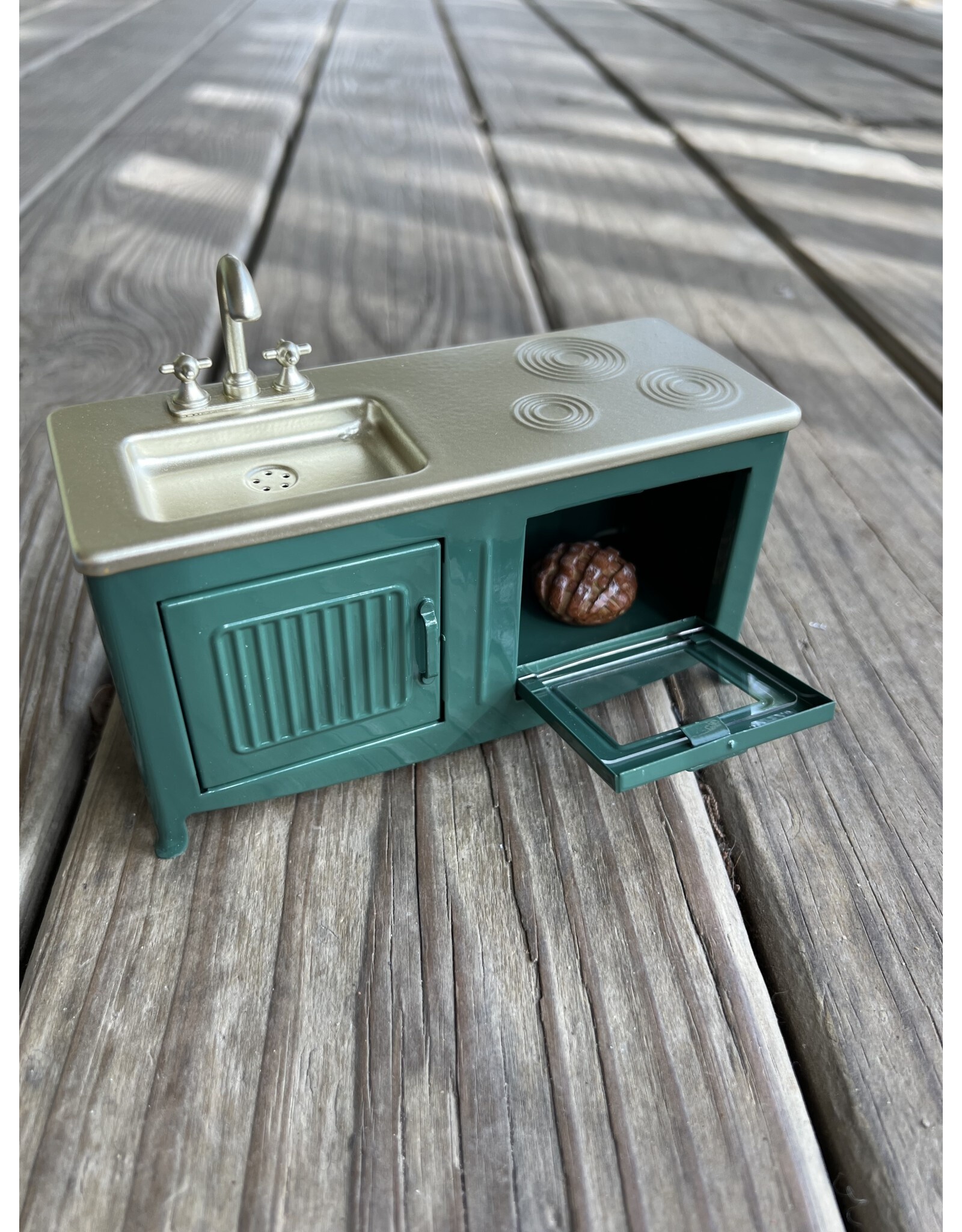 Mouse Kitchen - Dark Green. Maileg