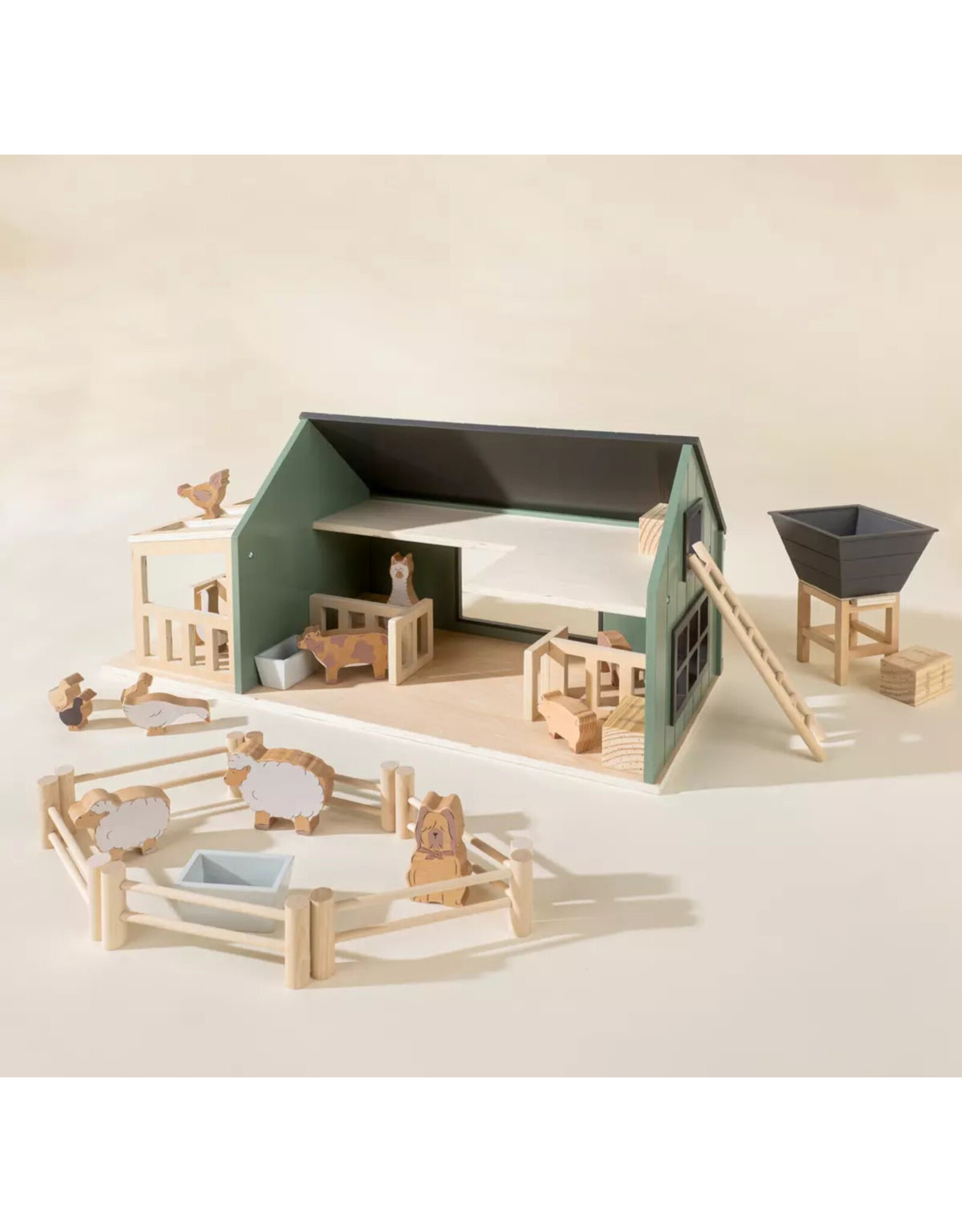 Wooden Farm and Accessories Set - Local Pick Up Only