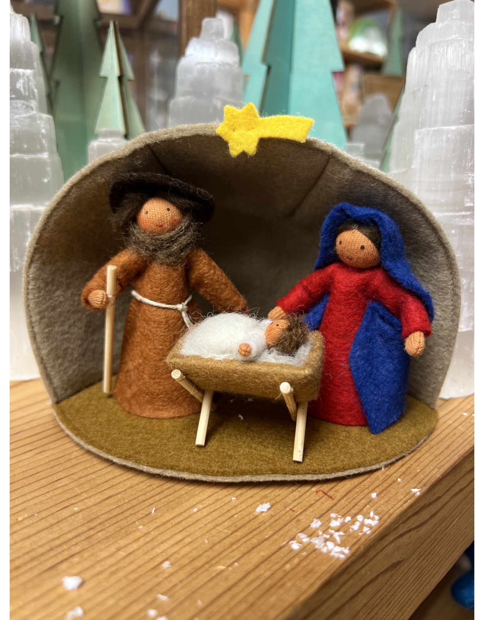 Holy Family in Stable