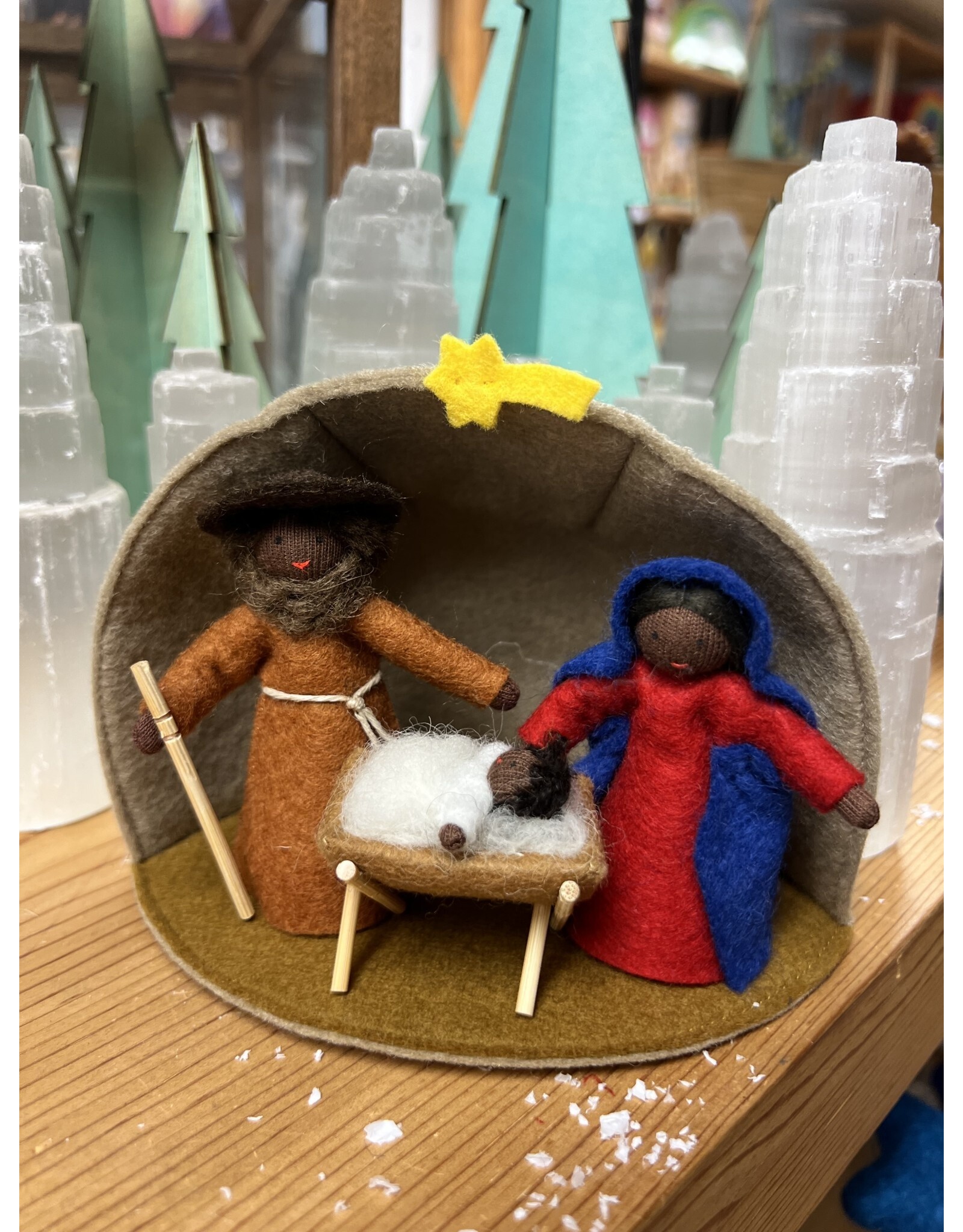 Holy Family in Stable