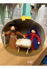 Holy Family in Stable