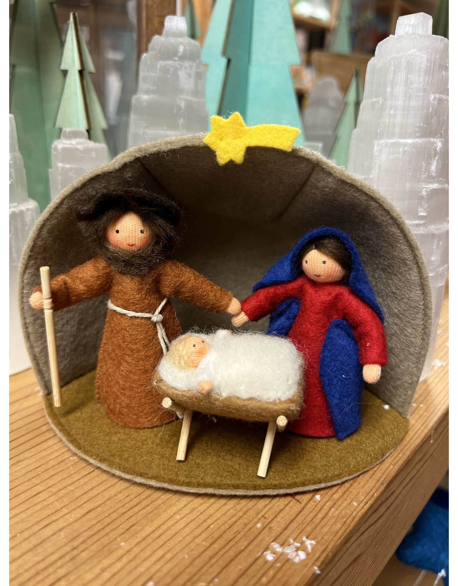Holy Family in Stable