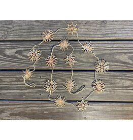 Stellen Straw Snowflake Garland