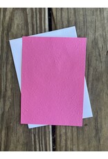 Recycled Paper Plantable Paper 5x7 Pink