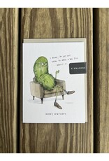 Big Dill Pickle Birthday Card