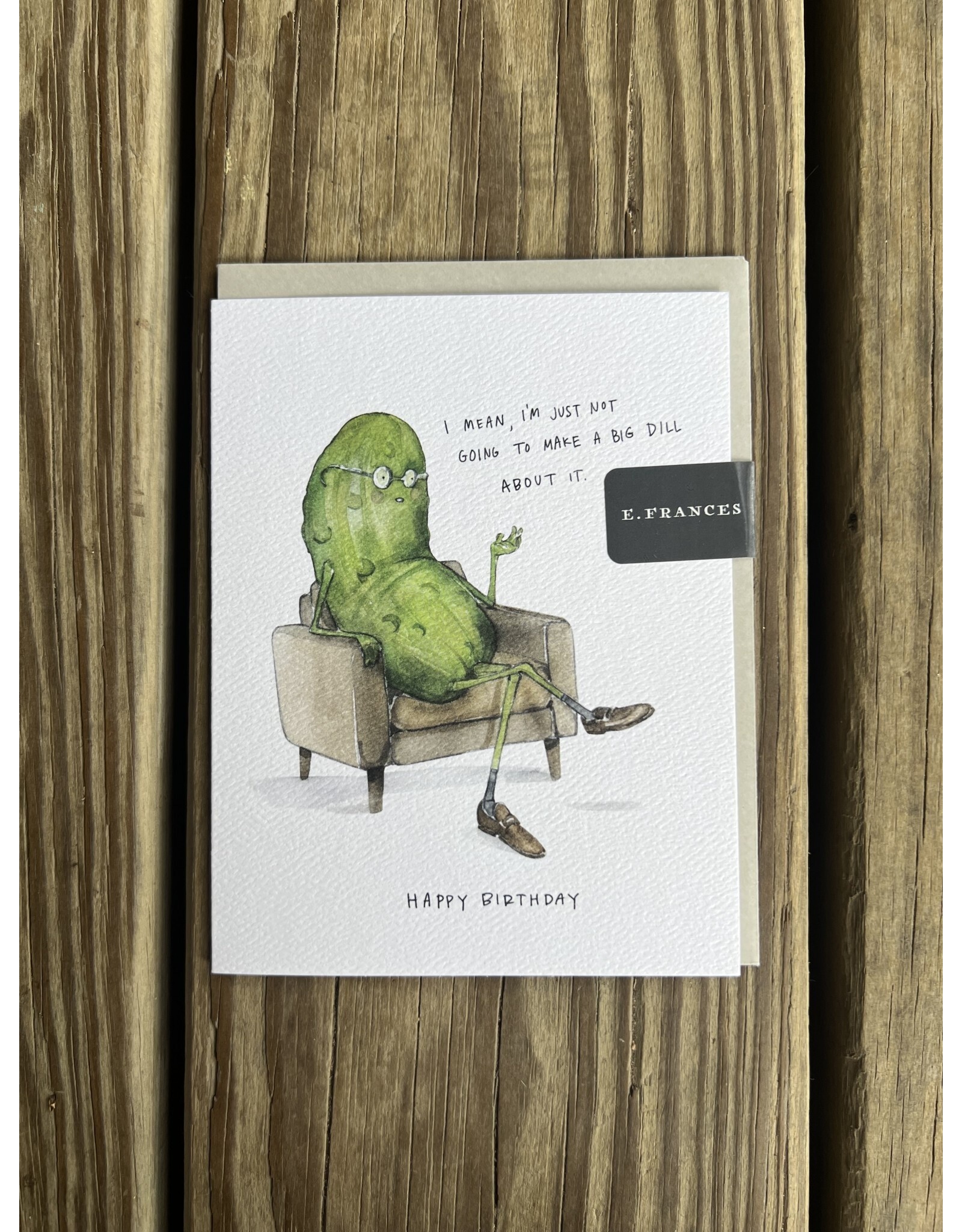 Big Dill Pickle Birthday Card
