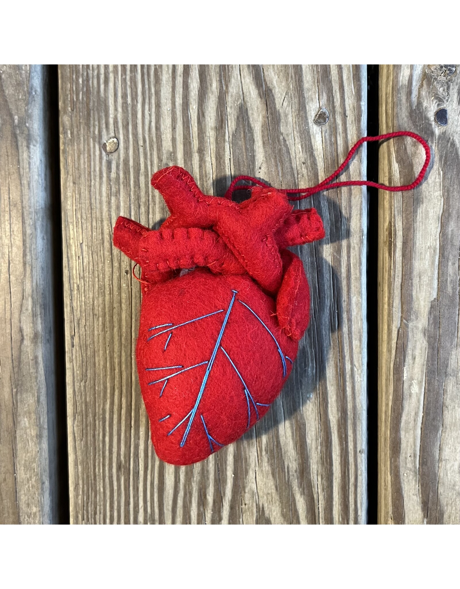 Felt Anatomical Heart