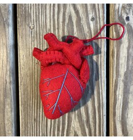 Felt Anatomical Heart