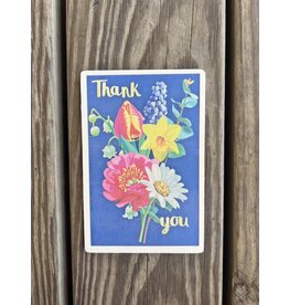 Thank You Wood Postcard