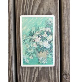 Van Gogh Roses Wood Postcard