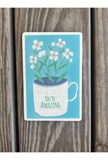 You're Amazing Wood Postcard