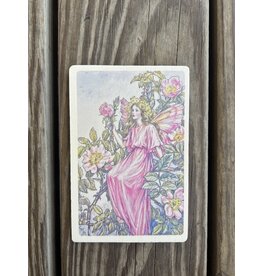 Wild Rose Fairy Wood Postcard