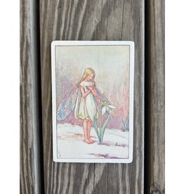 Snow Fairy Wood Postcard