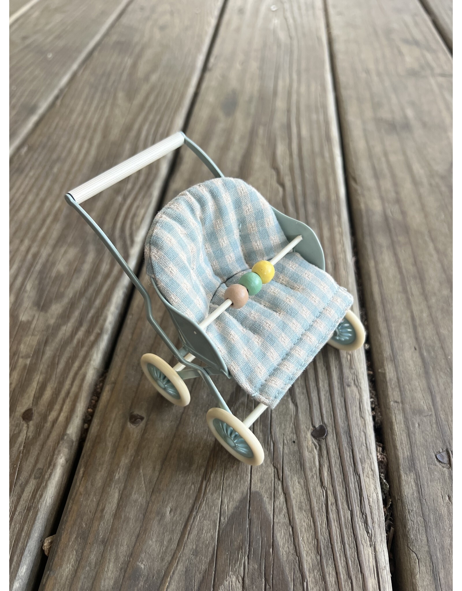 Stroller, Baby Mice. Mint. Maileg