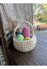 Crocheted Mini Easter Basket - Fair Trade