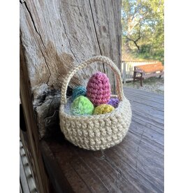 Crocheted Mini Easter Basket - Fair Trade