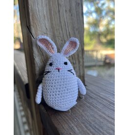 Crocheted White Bunny - Fair Trade