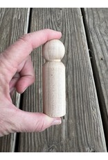 Large Wooden Peg Body 3.5in tall