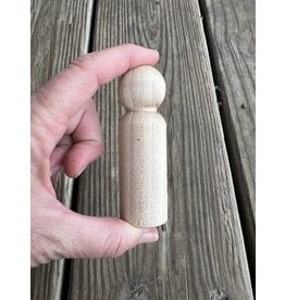 Large Wooden Peg Body 3.5in tall