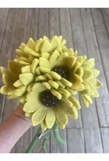 Felt Flower - Sunflower. Single