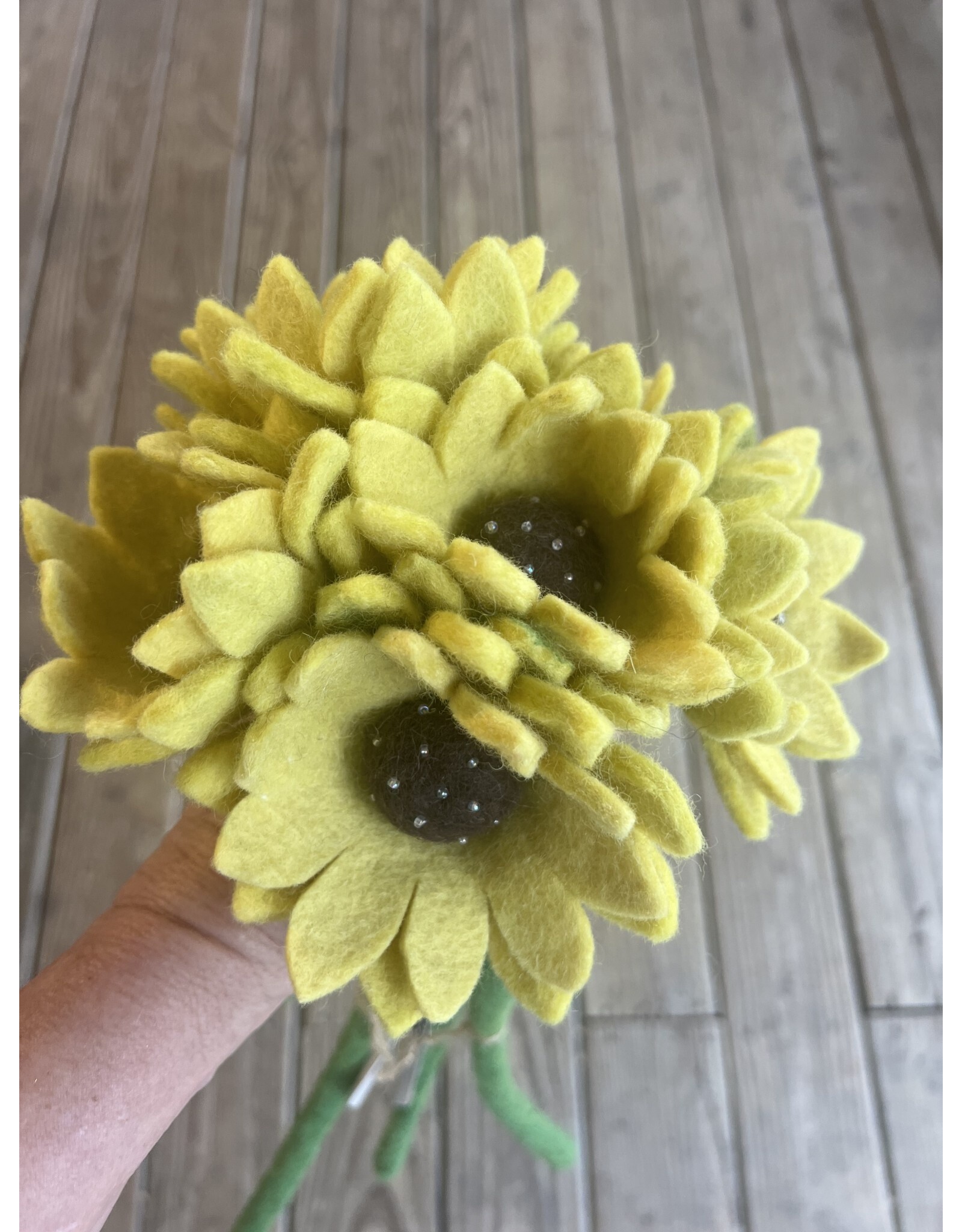 Felt Flower - Sunflower. Single