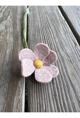 Simple Felt Daisy - Dusty Rose