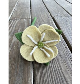 Felt Hepatica Flower