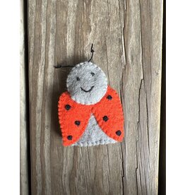 Ladybug Finger Puppet