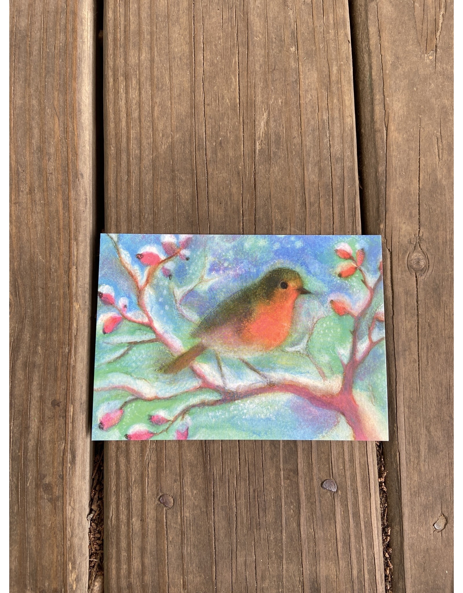 Winter Robin Postcard