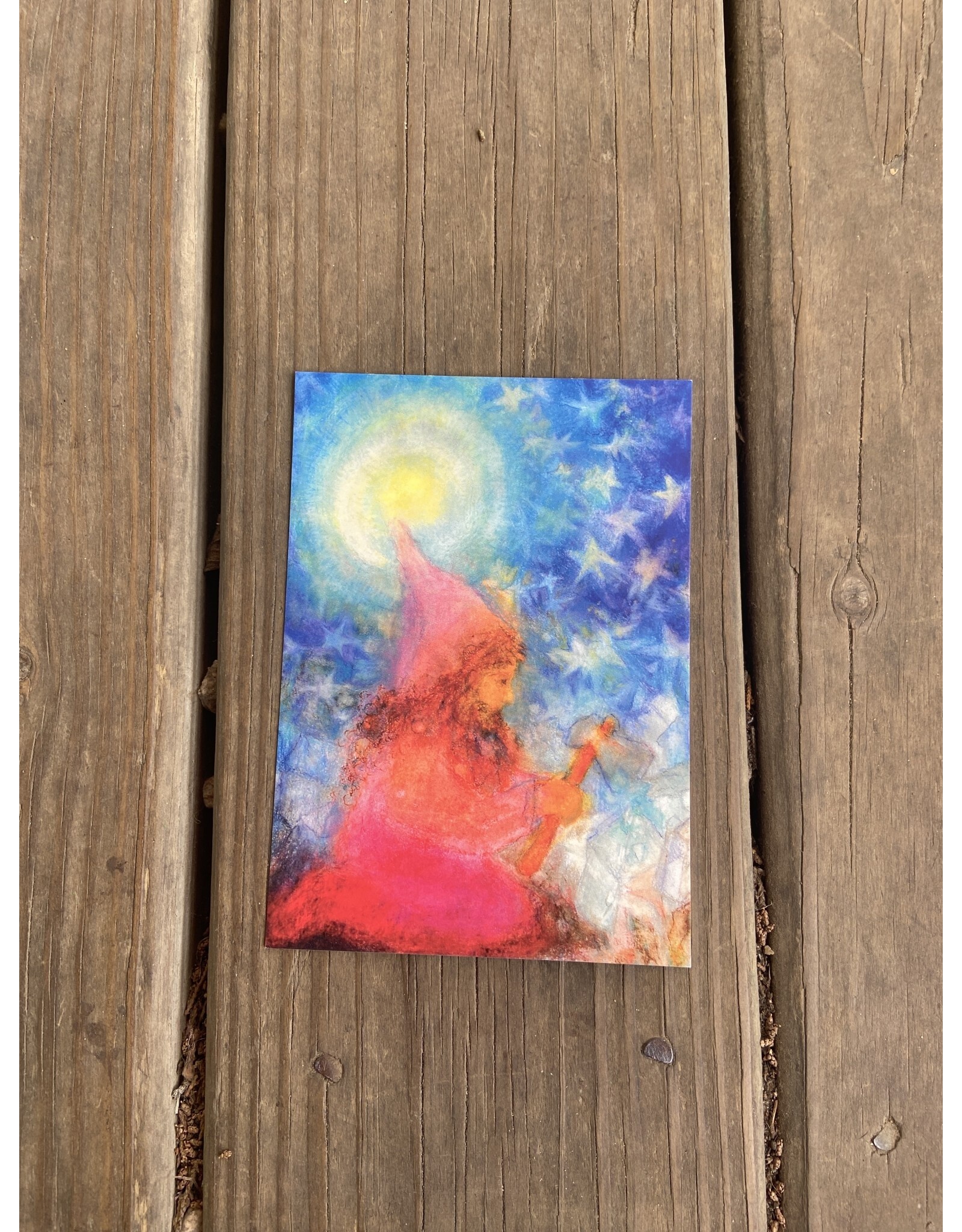 Dwarf in a Twinkling Starlight Postcard